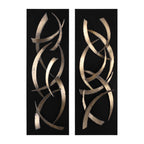 Brushstrokes Metal Wall Panel