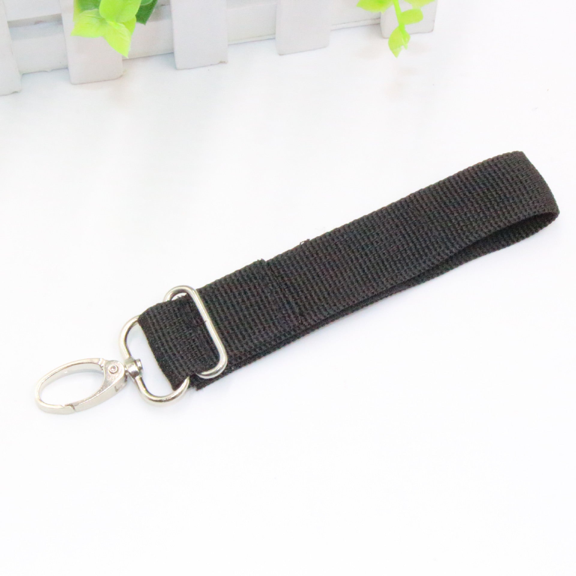 360 Degree Rotation High Quality Nylon Velcro Baby Carriage Hook Aluminum Carabiner Baby Carriage Accessories