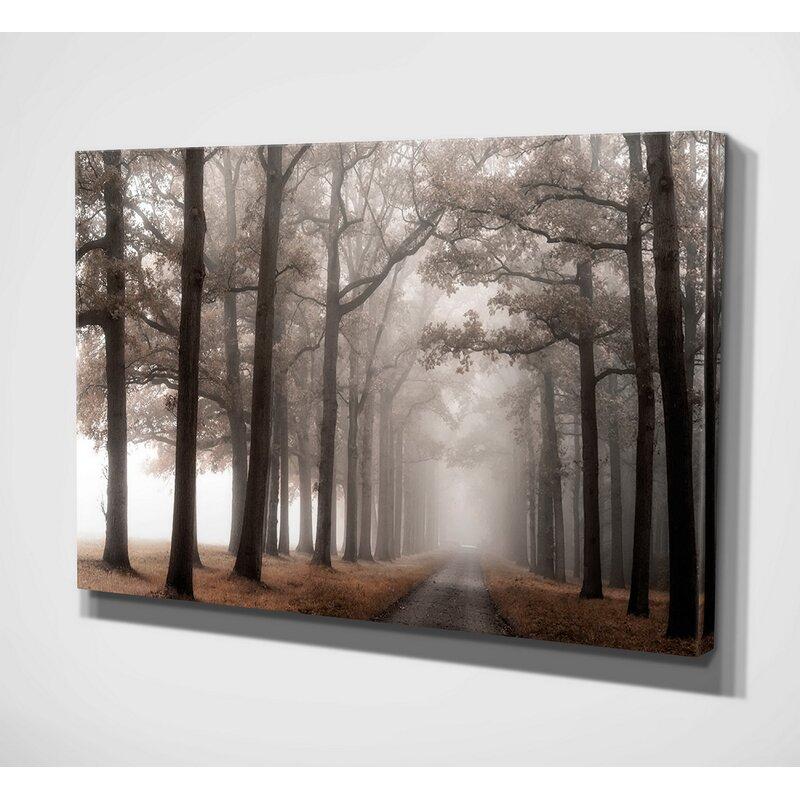 Misty Road - on Canvas
