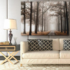 Misty Road - on Canvas
