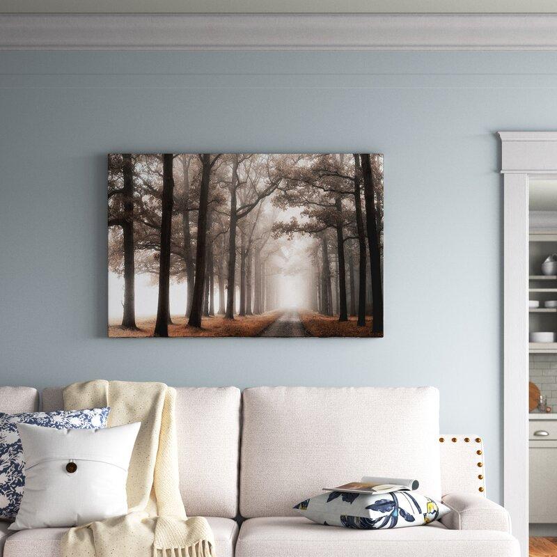 Misty Road - on Canvas