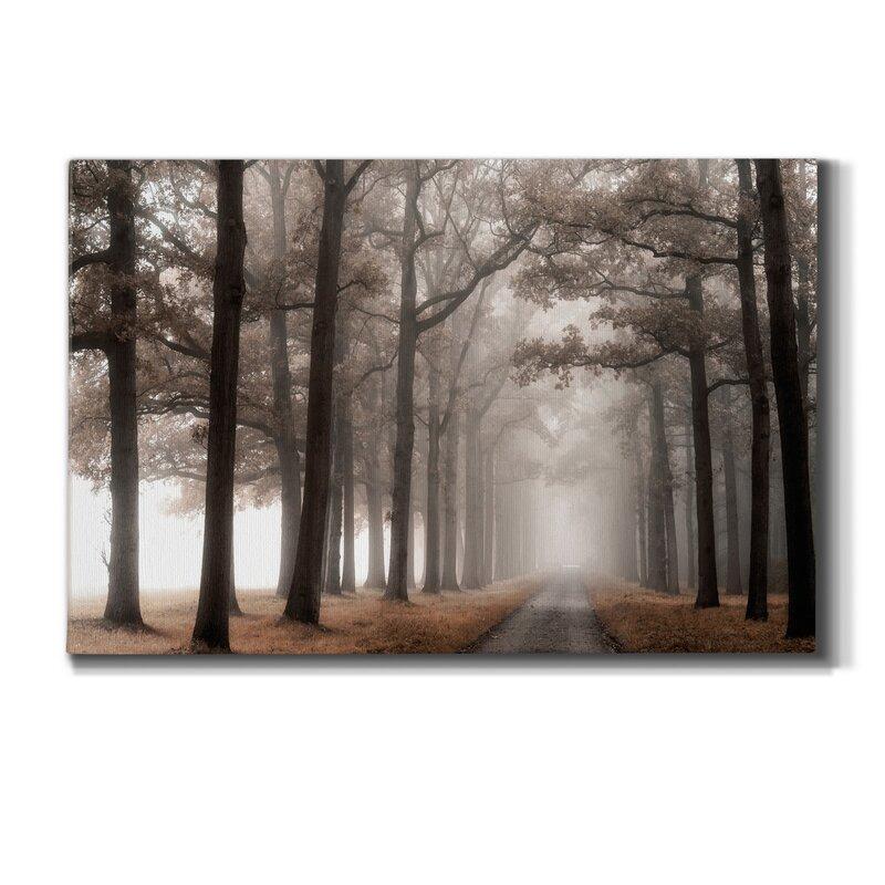 Misty Road - on Canvas