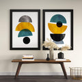 Modern Mid Century by Pop Monica - 2 Piece Graphic Art Set on Canvas
