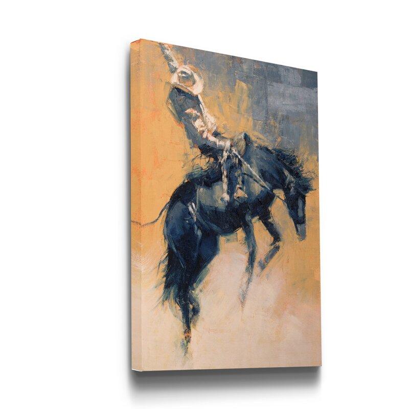 Mood Indigo III - Wrapped Canvas Painting