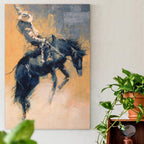 Mood Indigo III - Wrapped Canvas Painting
