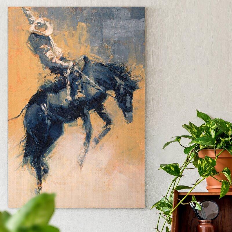 Mood Indigo III - Wrapped Canvas Painting