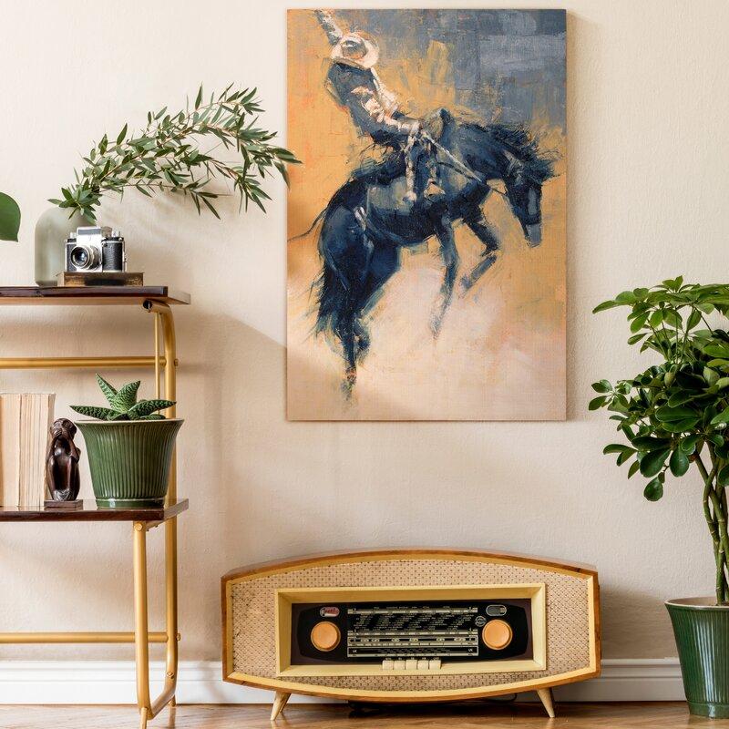 Mood Indigo III - Wrapped Canvas Painting