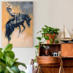 Mood Indigo III - Wrapped Canvas Painting