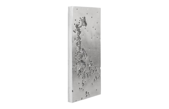 Splotch Dense Silver Wall Art