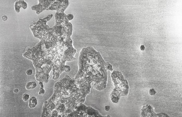Splotch Dense Silver Wall Art