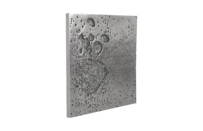 Splotch Dense Silver Wall Art
